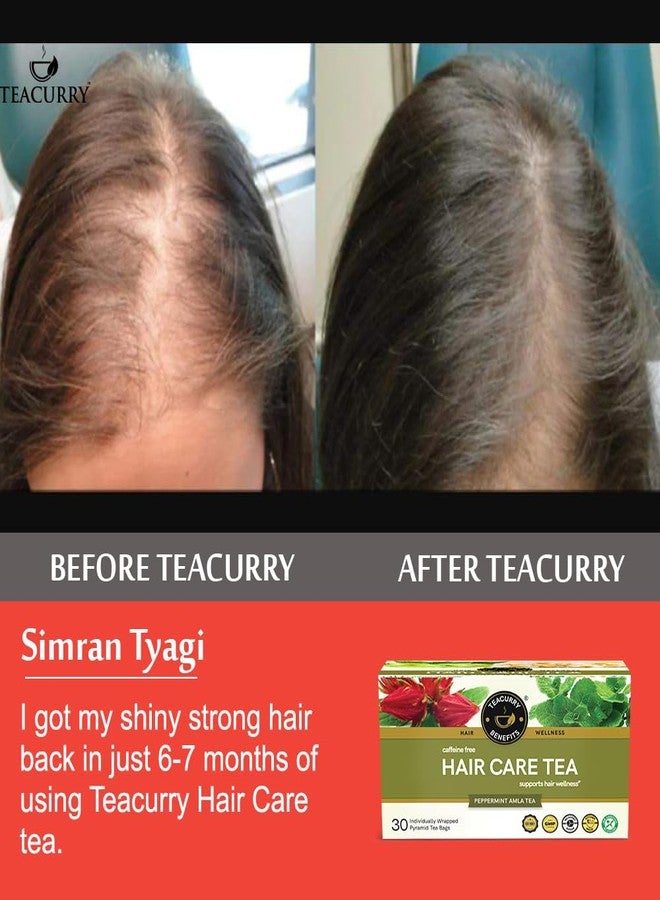 TEACURRY Hair Care Tea (2 Months Pack, 200 Grams Loose with Infuser) - Helps with Hair Repair & Strength - Hair Care Tea - Image 4