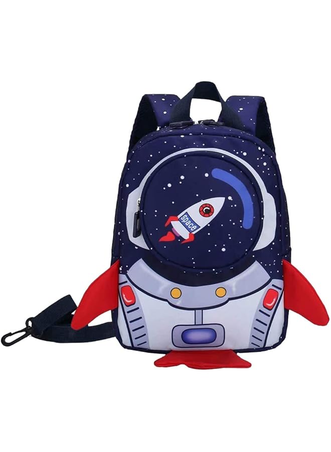 erorex Toddler Backpack With Baby Reins Kids Backpack For School Waterproof Children'S Backpack Cartoon Safety Anti Lost Strap Rocket Shape Toddler Reins For Walking 1 2 Years For Girls Boys - Image 1