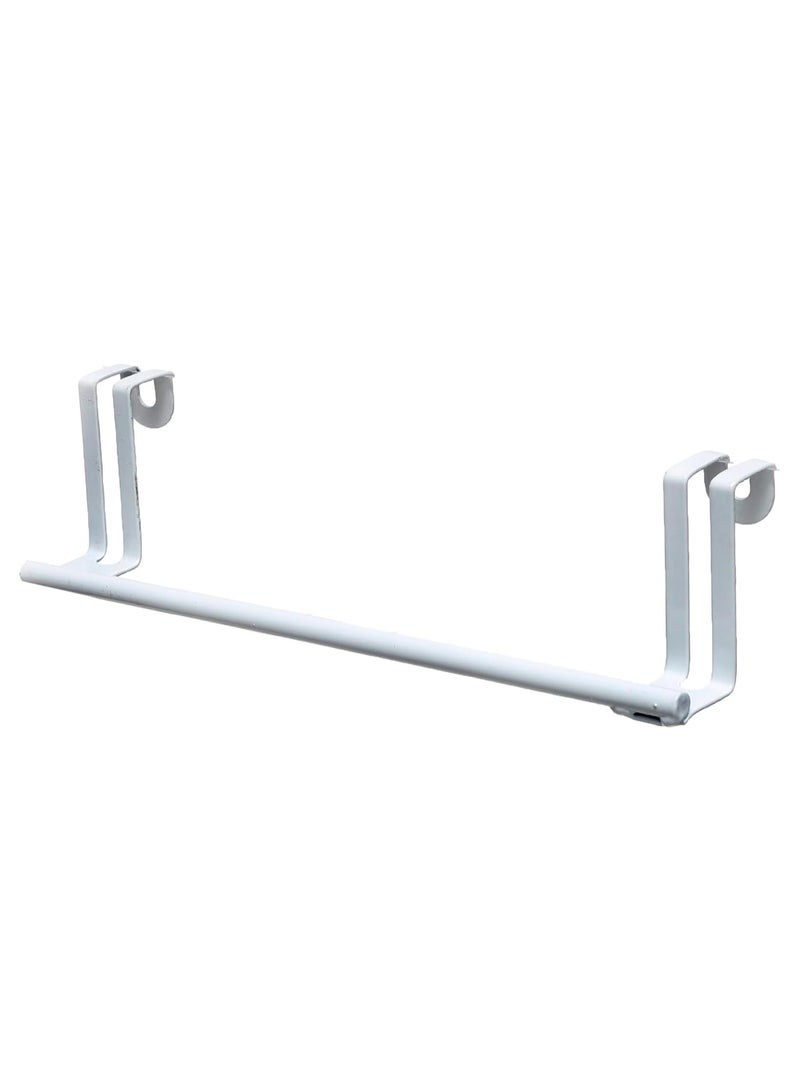 Metal Kitchen Towel Holder 7x28cm - White  - Image 2
