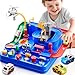 KIZONLY Car Race Track for Kids Ages 3 Kids Car Toys for 3 Year Old Boys Race Track for Toddlers 3 City with 3 Small Cars and Helicopter Educational Birthday Gifts - Image 3