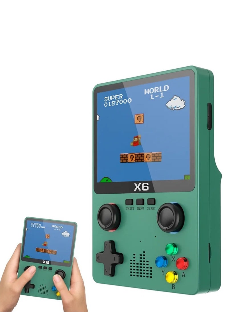 X6 Retro Handheld Game Console – 640x480 HD Screen, 10,000+ Classic Games, TV Output, Portable Gaming System  - Image 1
