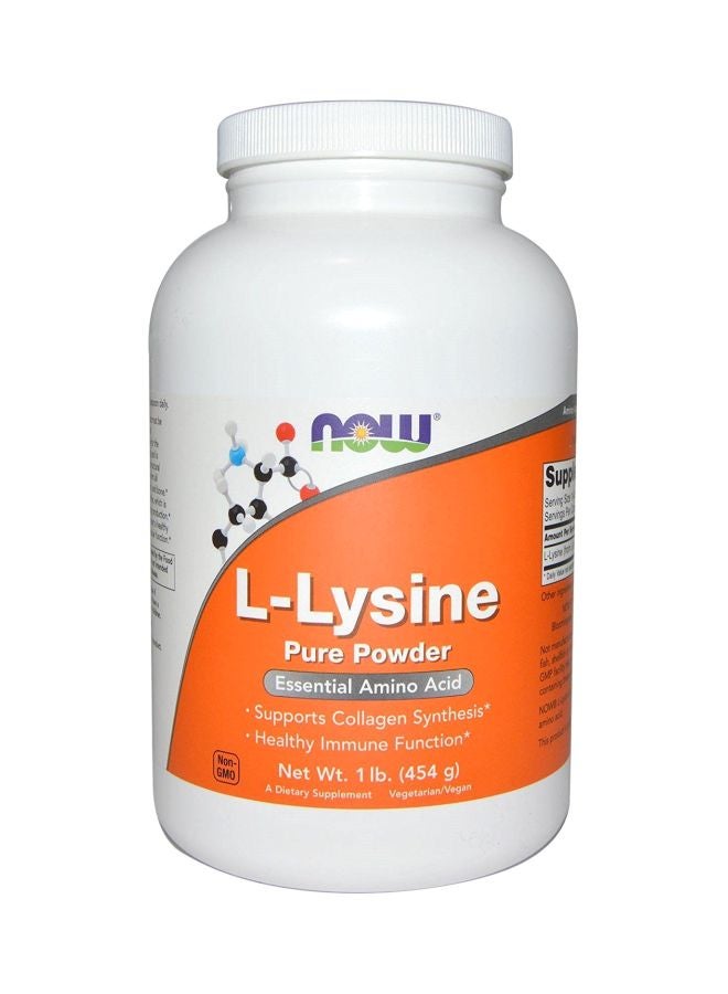 Now Foods L-Lysine Amino Acid Powder - Image 1