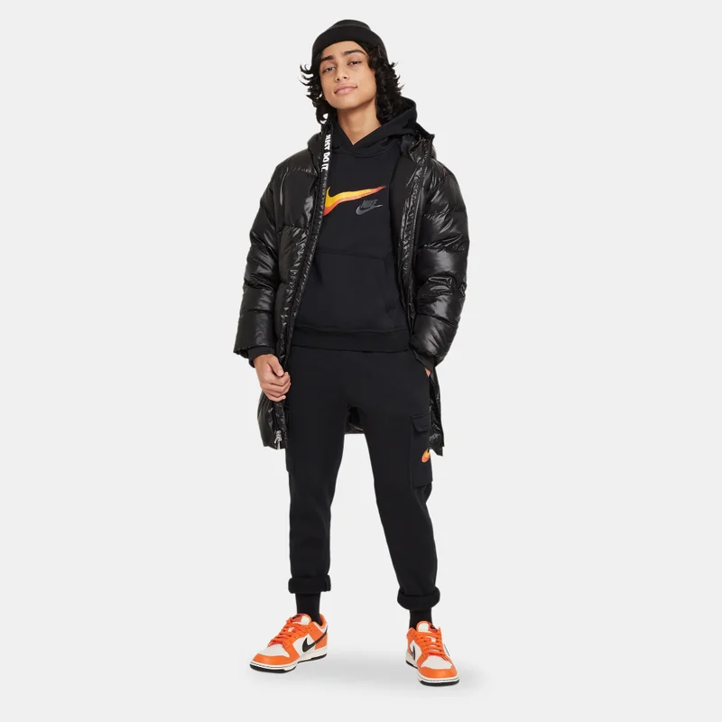 Nike Kids' Sportswear Fleece Graphic Cargo Trousers