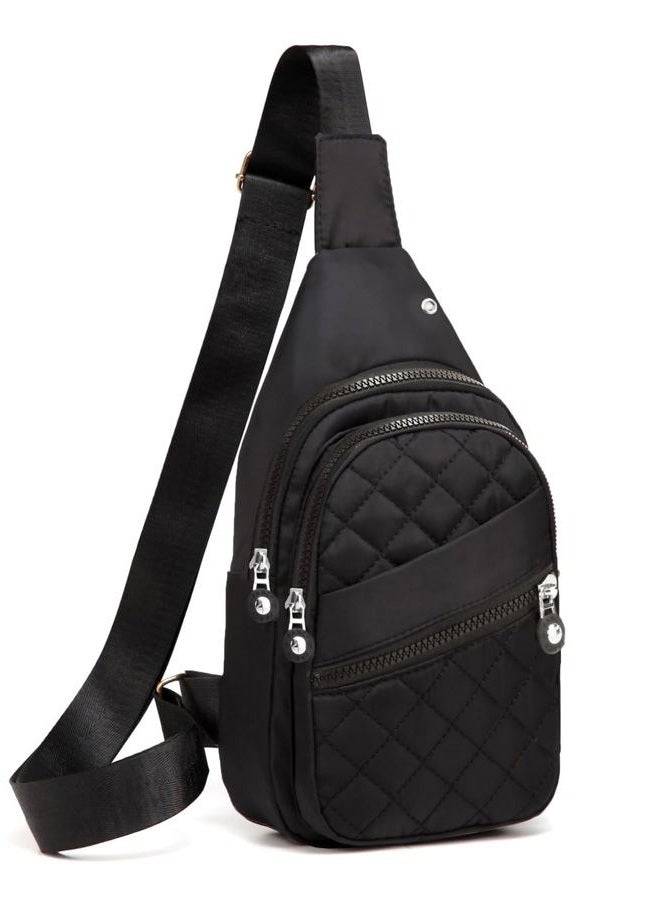 AOSTIHOT Crossbody Small Sling Backpack Sling Bag for Women Men, Chest Bag Daypack Crossbody for Travel Sport Running Hiking - Image 1