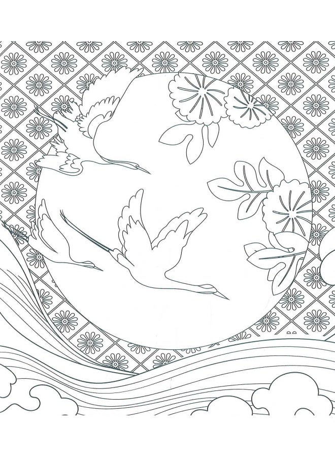 Japanese Folk Art Colouring Book - Image 4