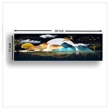 SHREESHANN Printed Color Air Conditioning Dust Cover Waterproof Folding AC Covers for Split for 1.5 ton Indoor Unit (Pack Of 2) (Golden Sunset & Thinking Works) - Image 2