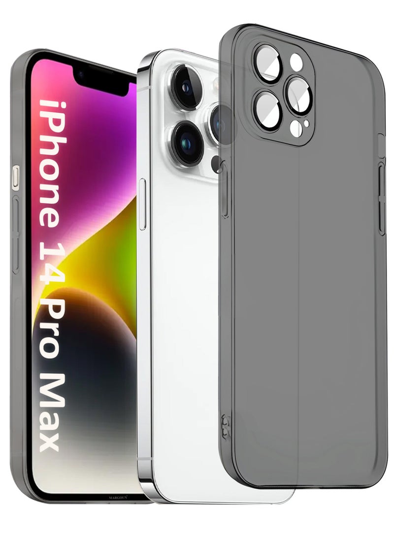 CATANES (for iPhone 14 Pro Max) 3Packs Case Cover Air Skin Series Back Cover Sturdy Durable Thin Case Drop Protection Cover - Transparent Grey  - Image 3