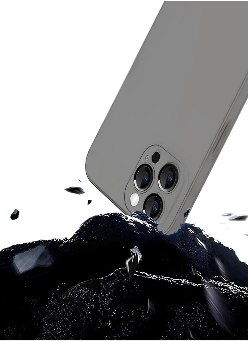 CATANES (for iPhone 14 Pro Max) 3Packs Case Cover Air Skin Series Back Cover Sturdy Durable Thin Case Drop Protection Cover - Transparent Grey  - Image 4