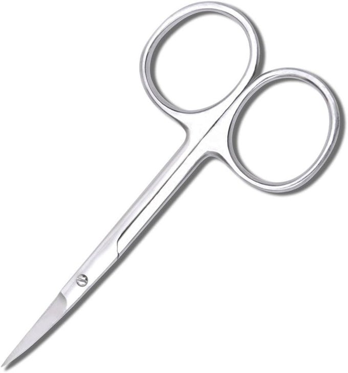 EMBROIDERY SCISSORS CURVED POINTED TIP SHARP METAL PRECISION SMALL SEWING SCISSORS FOR CROSSSTITCHING CRAFTS MORE NEEDLEPOINT SHEERS MADE FROM GERMAN STAINLESS STEEL 35 INCH