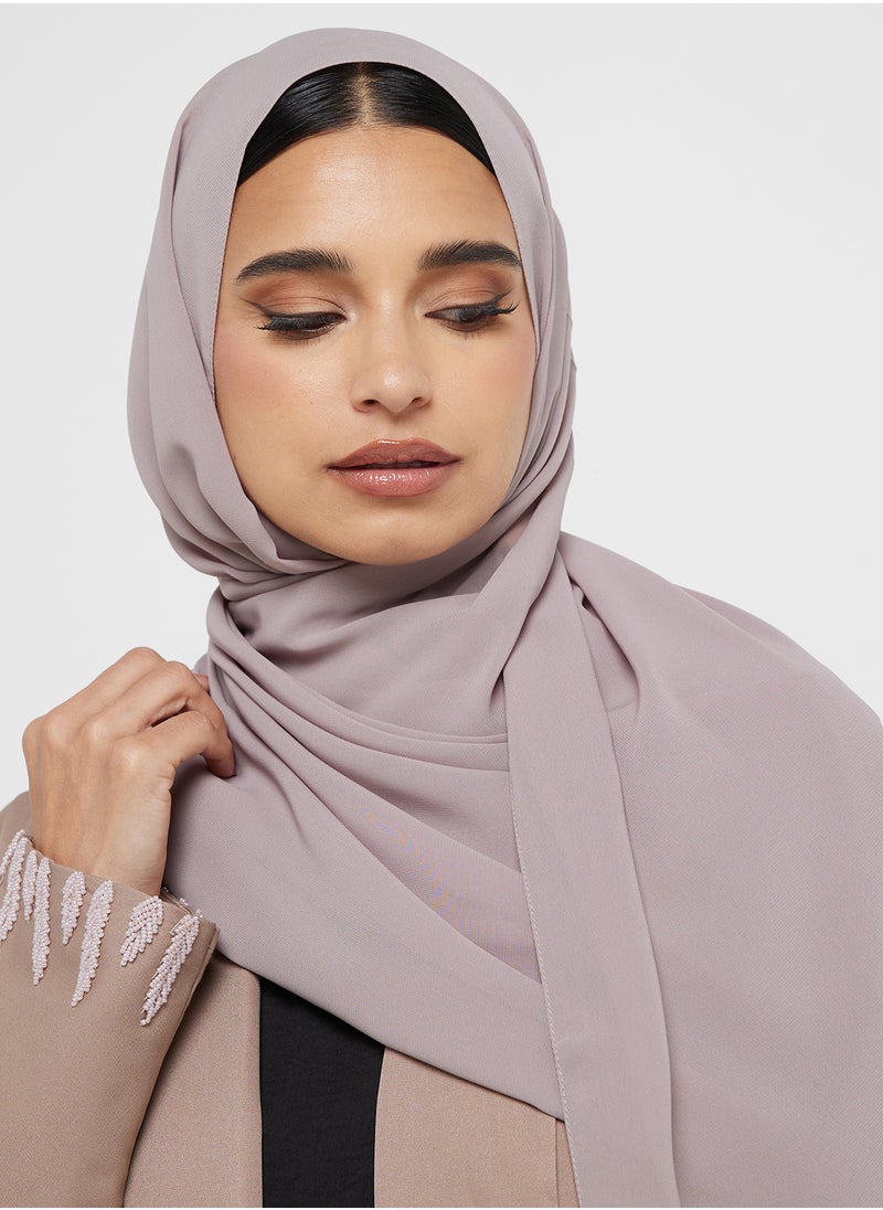 hayas closet Embroidered Abaya with Sheila  - Image 4