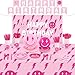 TWOWYHI 183 Pieces Preppy Birthday Party Decorations for 24 Guests Preppy Tablecloth Paper Plates Napkins Forks Knives Spoons Banner for Birthday Theme Party - Image 4