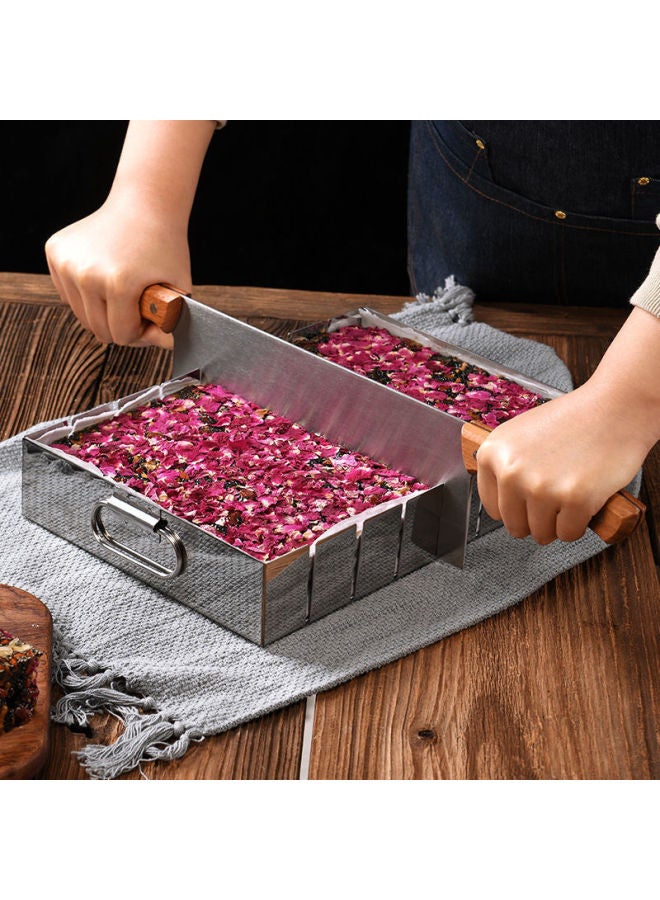 Making Donkey-hide Gelatin Cake Mold Plate For Shaping A Complete Set Of Making Tools, Paste Grinding Tools, Cutting Boxes, Baking Pressure Plate Flattener-Specifications:Solid Bottom 2.5kg Rubber Tool Set Of 4 Pieces - Image 4