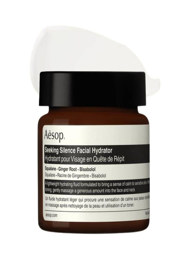 Aesop Seeking Silence Facial Cream | Lightweight Moisturizer suited for Sensitive Skin | Formulated with Squalene to Soothe Skin and Reduce Redness | 2.1 oz - Image 1