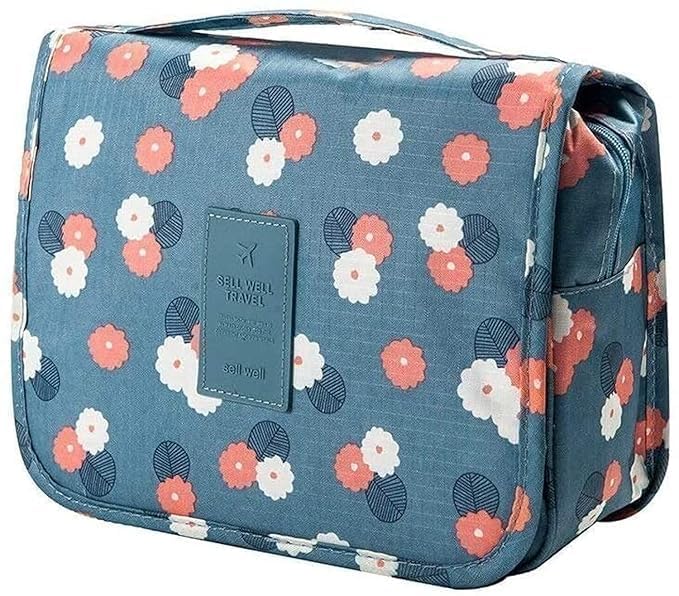 Zerolex Hanging Toiletry Bag Extra Large Capacity Travel Organizer Bags for Men and Women Durable Waterproof Nylon Bathroom Shower Makeup Bag for ToiletriesCosmetics BrushesMulti Colour - Image 1