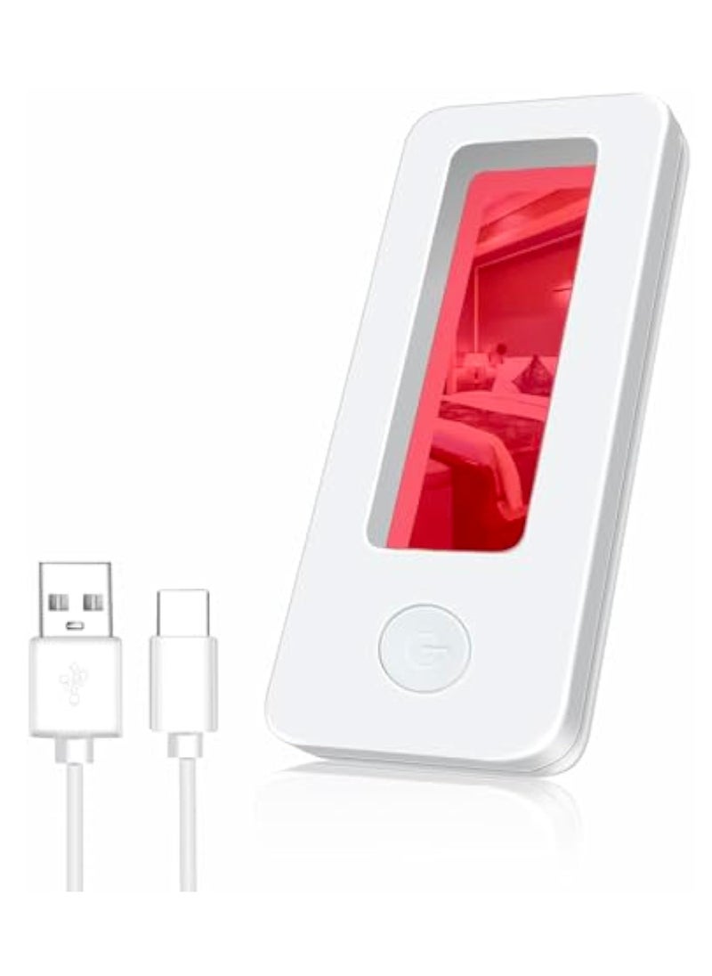 KASTWAVE كاشفات الكاميرات الخفية، كاشف الكاميرا، عثور على الكاميرا التجسسية، كاشفات مضادة للتجسس، ماسح ضوئي كبير مرئي 12 مصباح إنفراريد مع 4 أوضاع ومضأة، كاشف الكاميرا الخفية الداخلية  - Image 1