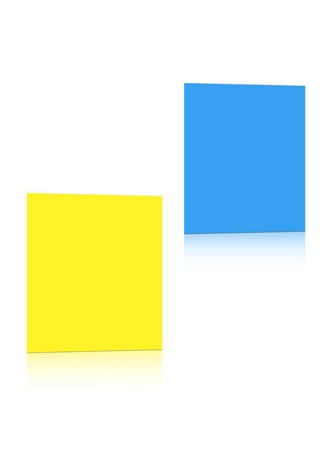 Neewer 12 x 12 inches 8 Packs Transparent Color Correction Lighting Gel Filter in 8 Colors - Image 2