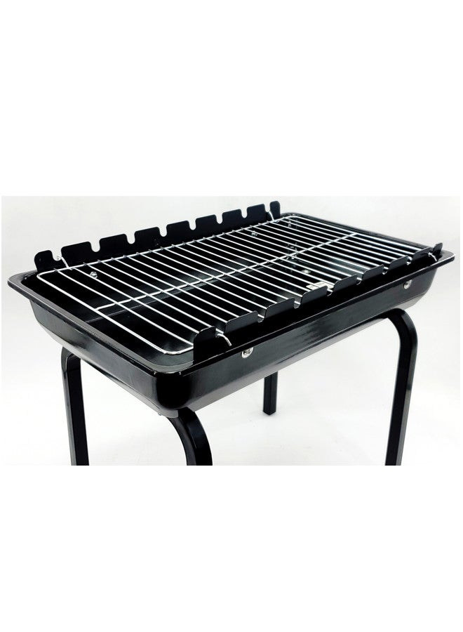 صحار شواية فحم للاستخدام الخارجي باللون الأسود - Image 2