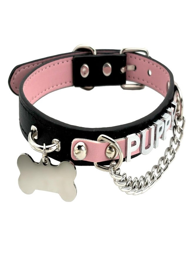 EverGlimp Leather Choker Collar Necklace For Women,Cute Skull Gothic Punk Rock Choker Necklace Collars, standard, Leather, No Gemstone - Image 1