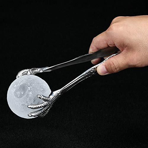 Massjoy 2 Pcs Bar Ice Hockey Special Eagle Claw Shape Ice Tongs Serving Tongs - Image 3