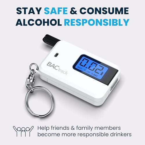 BACtrack Go Keychain Breathalyzer (White) | Ultra-Portable Pocket Keyring Alcohol Tester for Personal Use - Image 4