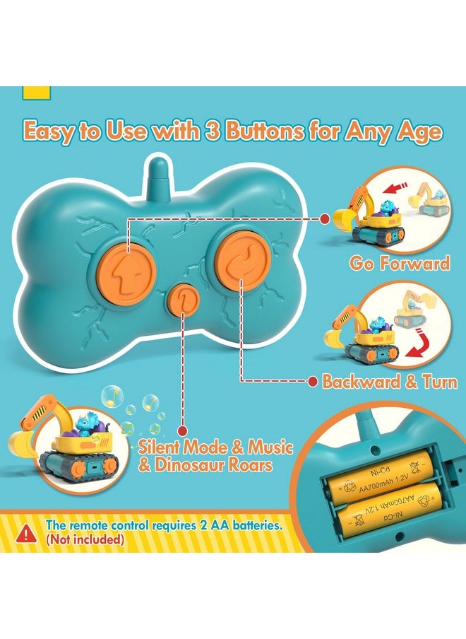 Lehoo Castle Lehoo Castle Remote Control Car for Toddlers, Rechargeable Construction Toys, RC Excavator Toys for Boys 3-5 Year Old, Toys for 1 2 3 Year Old Boys  - Image 4