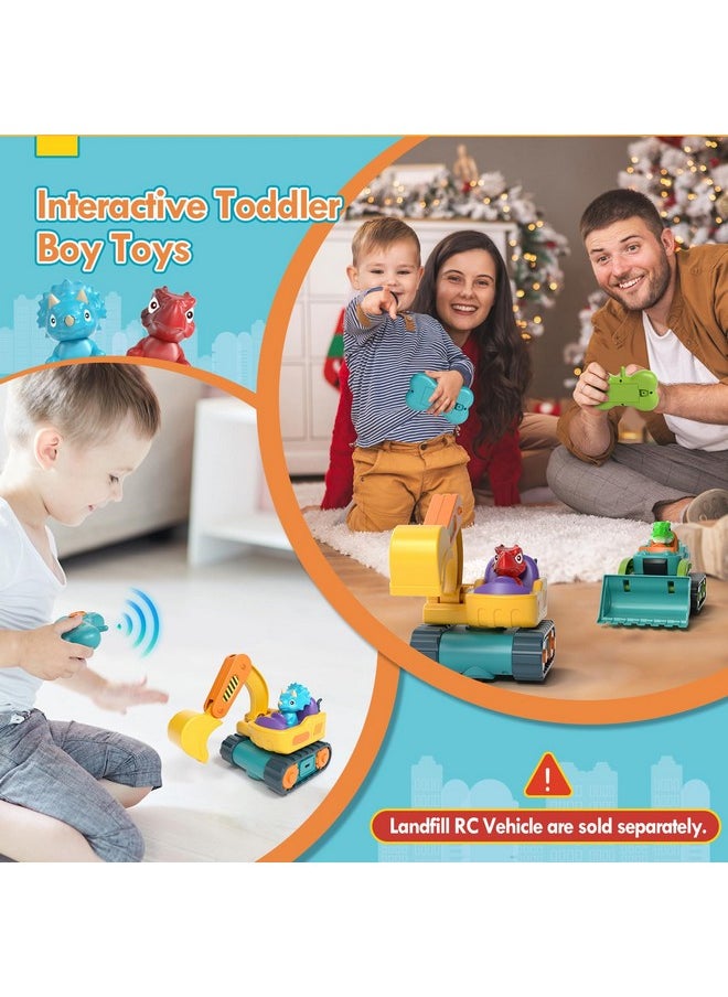 Lehoo Castle Lehoo Castle Remote Control Car for Toddlers, Rechargeable Construction Toys, RC Excavator Toys for Boys 3-5 Year Old, Toys for 1 2 3 Year Old Boys  - Image 3