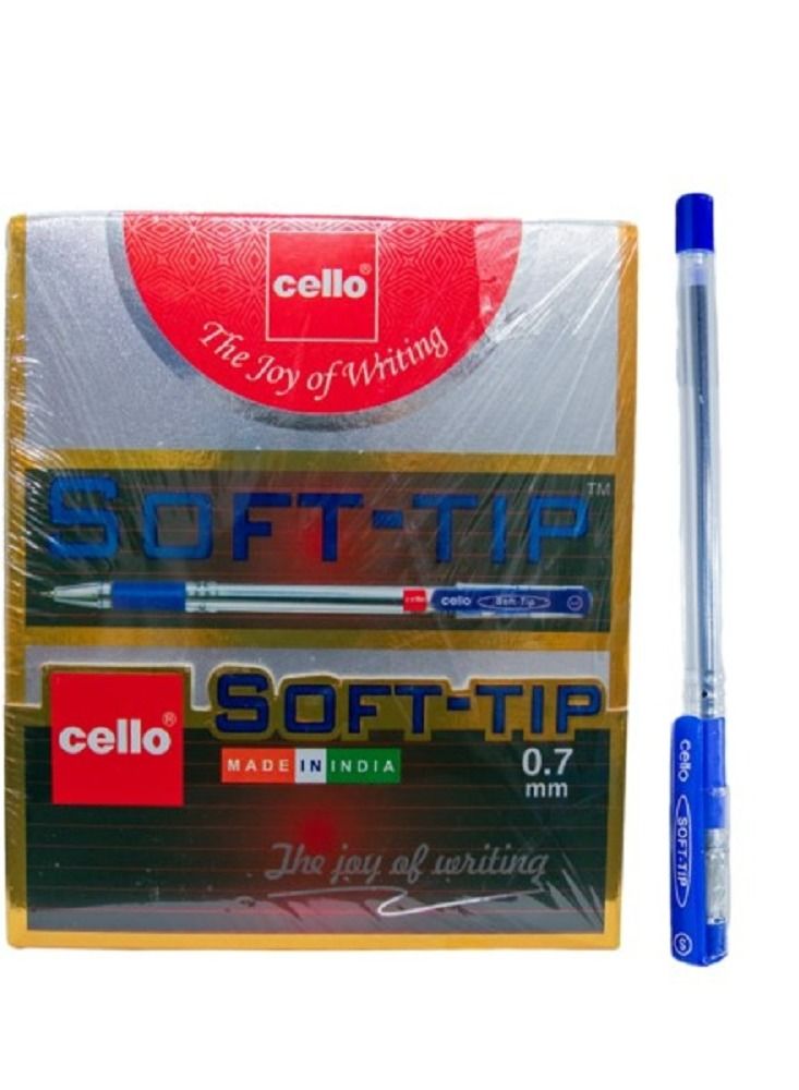 Cello Cello BallpenSoft Tip Blue, Box Of 50 Pcs - Image 3