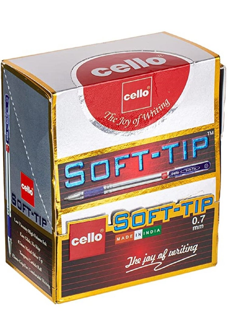 Cello Cello BallpenSoft Tip Blue, Box Of 50 Pcs - Image 2