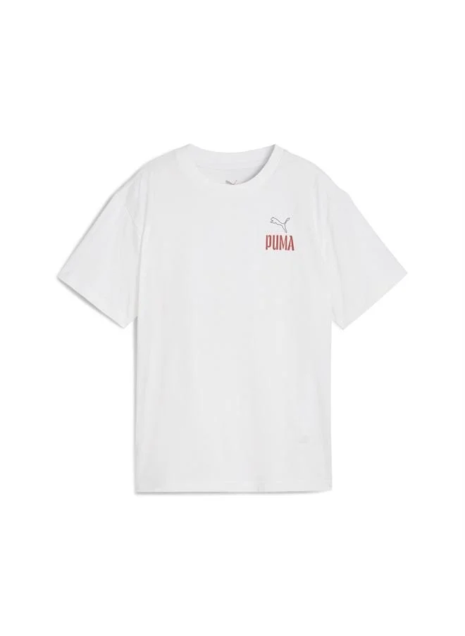 بوما Road To Unity Relaxed Graphic Tee Youth