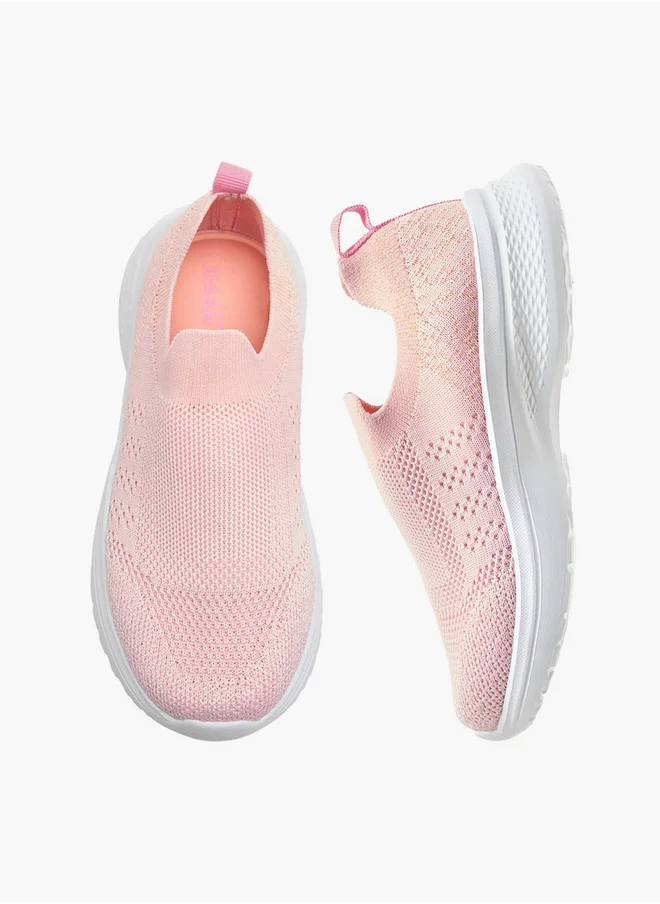 Dash Girls Pull Tab Detail Slip-On Sports Shoes