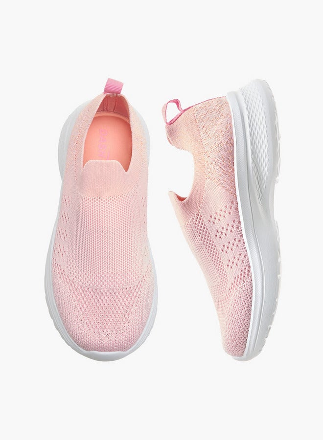 Dash Girls Pull Tab Detail Slip-On Sports Shoes - Image 1