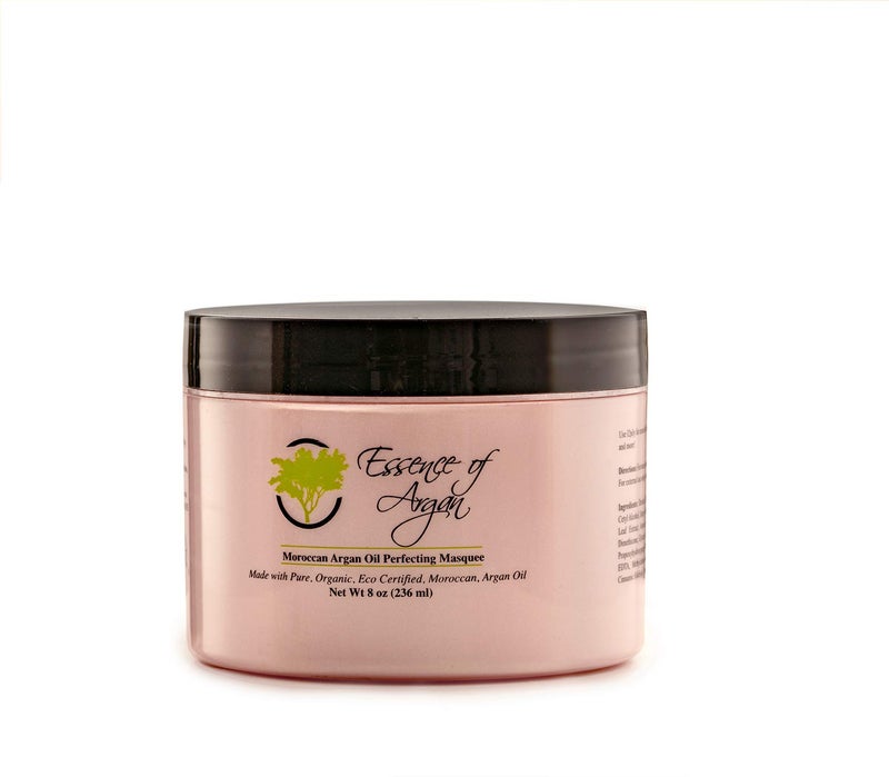 Essence Of Argan Renewing Deep Conditioning Hair Mask Infused with 100% Pure Moroccan Organic Argan Oil - Revitalizes Dry Damaged Hair- Hydrating Hair Mask - All Hair Types (236ml/8oz) - Image 3