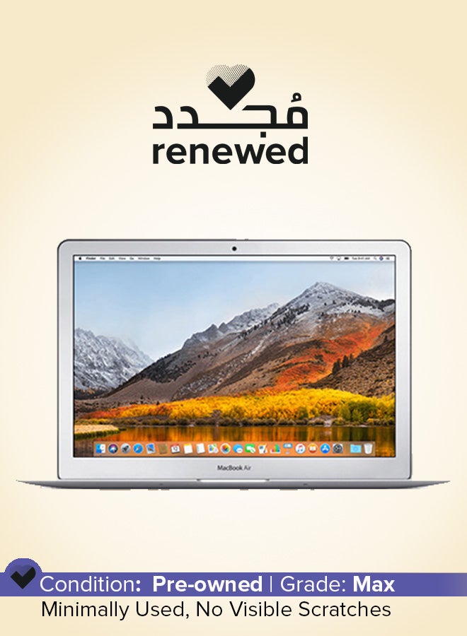 ابل  مجدد - لابتوب ماك بوك إير A1466 (2017) بشاشة 13.3 بوصة، مع معالج إنتل كور i5 بسرعة 1.8 جيجاهرتز/الجيل الثالث (3427U)/ذاكرة RAM سعة 8 جيجابايت/قرص SSD سعة 256 جيجابايت/معالج رسومات إنتل HD سعة 1.5 جيجابايت - Image 1