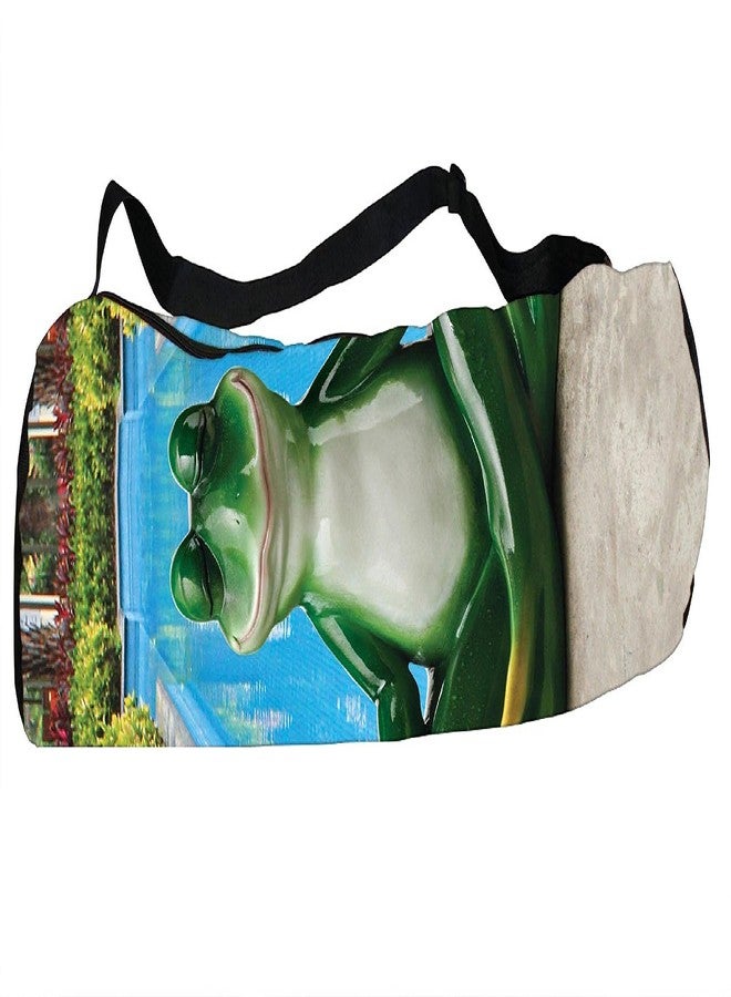 orgner Active Elements Direct from Factory - Canvas Yoga Mat Bag/Cover. Easy Fit up to 4 mm Thick Yoga Mat. Print Design : Meditation Yoga Sculpture - Image 2