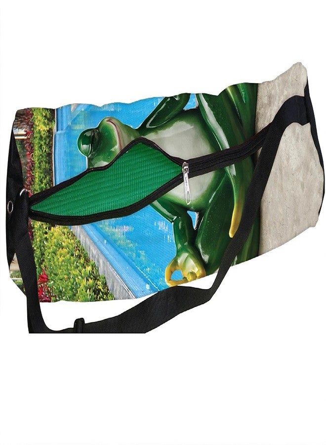 orgner Active Elements Direct from Factory - Canvas Yoga Mat Bag/Cover. Easy Fit up to 4 mm Thick Yoga Mat. Print Design : Meditation Yoga Sculpture - Image 1
