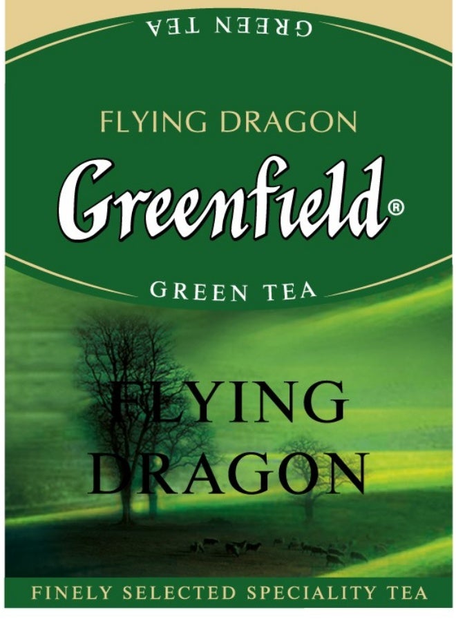 أكياس شاي "فلاينغ دراغون" (Flying Dragon) الأخضر من "غرينفيلد" - 100 كيس (1.8 جم × 100 كيس)