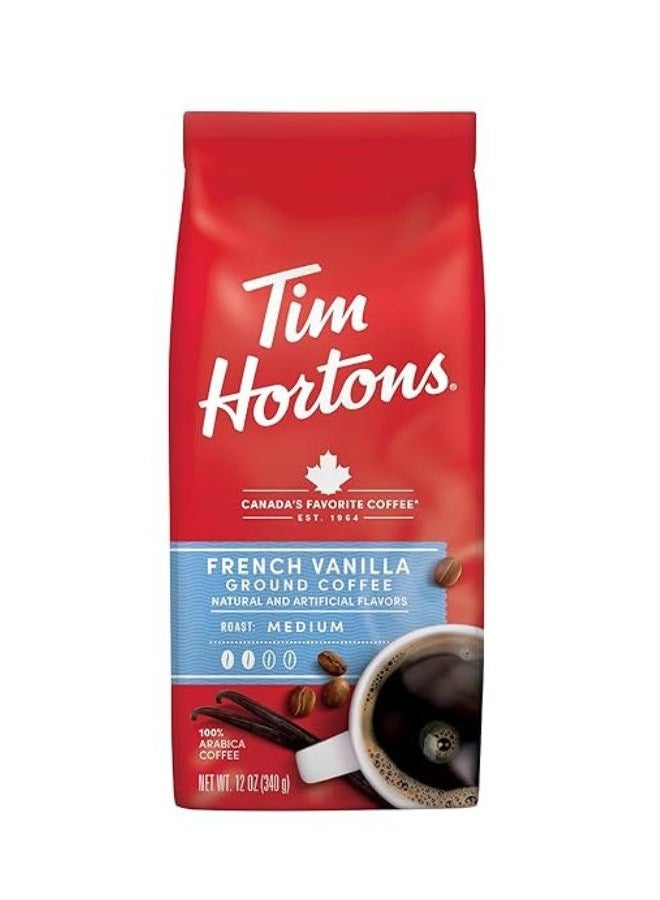 Tim Hortons Roast And Ground French Vanilla Coffee 300g - Image 1