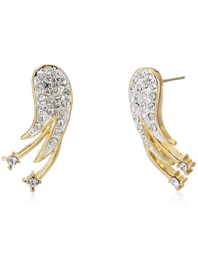 Estele 24 Kt Gold Plated Signature Starbust in Austrian Crystal Necklace Set for Women - Image 3