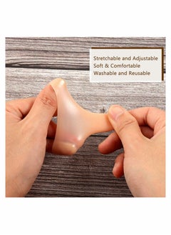 KASTWAVE 20 Pieces Gel Finger Protector, Finger Cots Silicone Finger Cover Cap Gel Finger Sleeves Finger Support for Finger Cracking, Finger Trigger  - Image 4