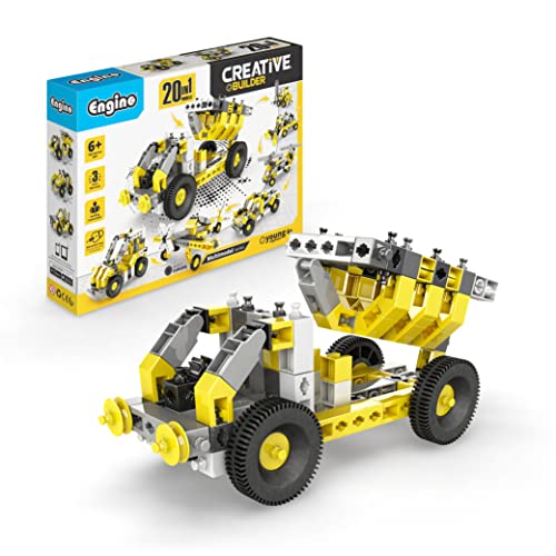 Engino Creative Builder STEM Project 20 Multimodel Set Building Toys for Kids 6 STEM Engineering Kit Building Kit for Young Invetors Gift for Boys Girls - Image 1