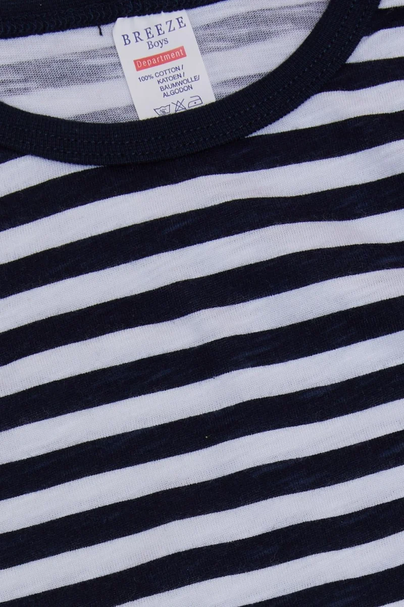 بريز Baby Boy Long Sleeve T-Shirt with Patchwork Hat Puppy Printed 9 Months-3 Years, Navy Blue