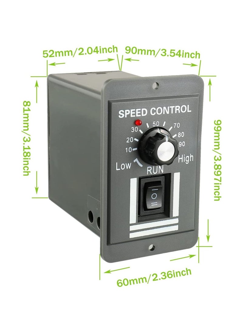KASTWAVE - DC Motor Speed Controller, Forward/Reverse Electric Motor Speed Regulator Suitable for DC Brush Motor, 12-60V - Image 1