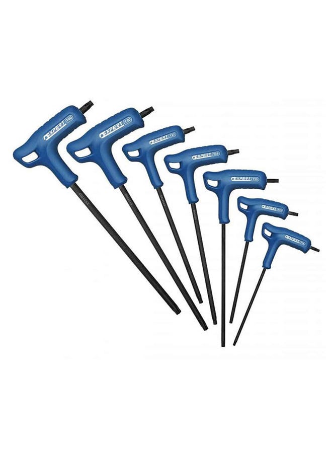 EXPERT T-Handle Torx Keys - T10T-T40, 7Pc 