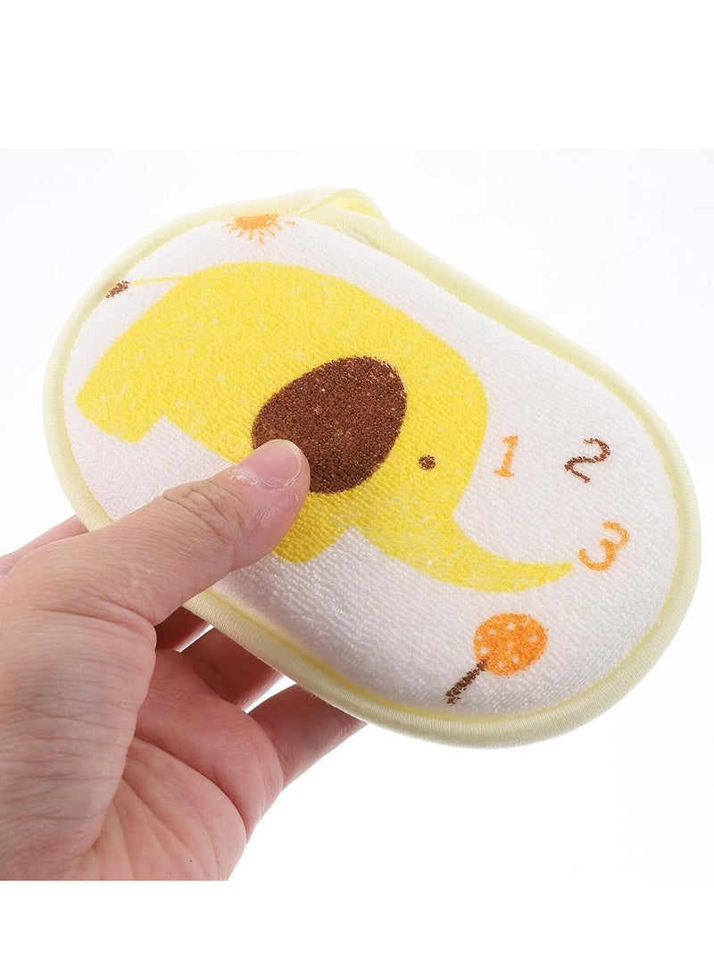 Oasisgalore 3pcs Baby Bath Sponges Set: Bath Cushion and Cartoon Bath Brush for Kids, Ideal for Body Wash. - Image 2