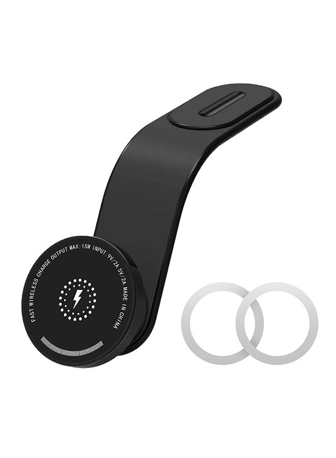 Magnetic Phone Holder for Car, 360° Rotation, Memory Aluminum Alloy Material, Bendable Design, Compatible with iPhone 15 Pro Max/ iPhone 15 Pro/ iPhone 15/14/13/12 Series and Android Models - Image 1