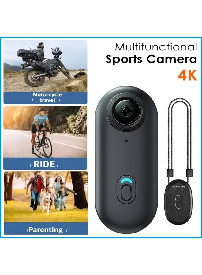 4K Mini Body Camera Waterproof Sports Action Cam for Motorcycle Bike Helmet - Image 1