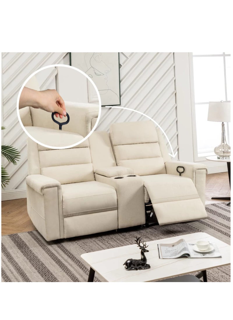 Excefore - 2Pcs Sofa Recliner Pull Cables Replacement，Recliner Sofa Chair Couch Release Lever Pull Handle，Compatible with Ashley and Most Recliner Sofa Brands(D ring) - Image 1
