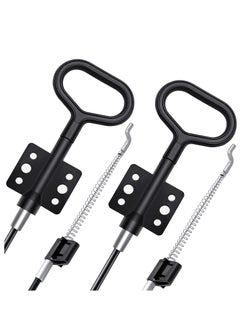 2Pcs Sofa Recliner Pull Cables Replacement，Recliner Sofa Chair Couch Release Lever Pull Handle，Compatible with Ashley and Most Recliner Sofa Brands(D ring)