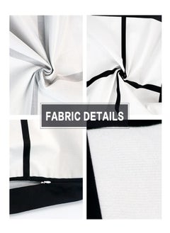 KASTWAVE 4 Pcs Sublimation Blank Lattice Pillow Cases, Sofa Throw Cushion Pillow Covers for Photo DIY Heat Tranfer, 15.7 x 15.7 Inch Picture Printing Couch Pillowcases with Invisible Zippers, No Pillow  - Image 3