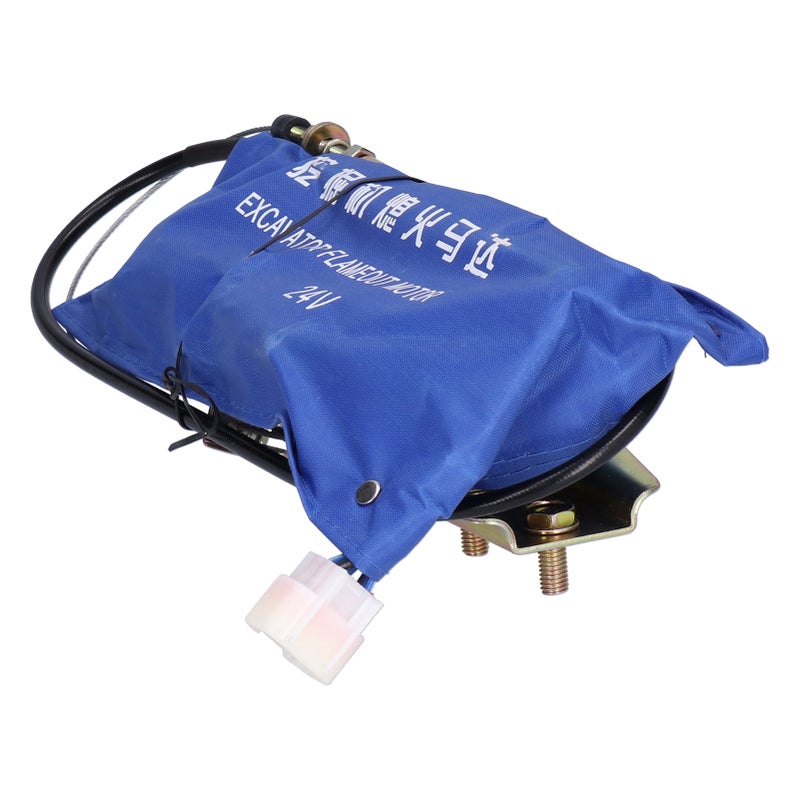 Stop Solenoid Motor Electric Flameout for SY Excavator Engine Parts Accessories 1meter 24V - Image 3